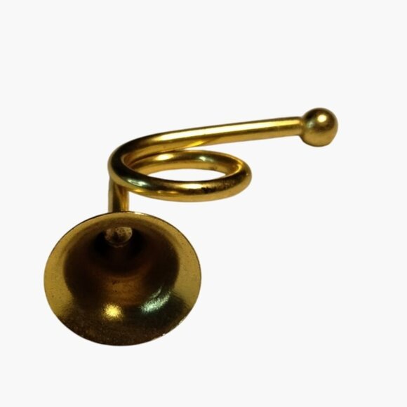 Miniature  French Horn Bugle Christmas Ornament Decor Crafts - Picture 3 of 5